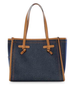 GIANNI CHIARINI: Handtaschen - Shopper - Blau