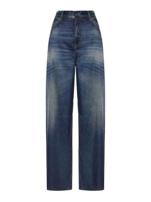 GOLDEN GOOSE: Jeans boyfriend - Jean Boyfriend - Bleu