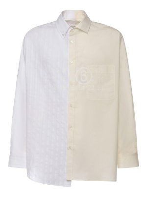 MM6 MAISON MARGIELA: shirts - Numeric Signature Mm6 Cotton Shirt