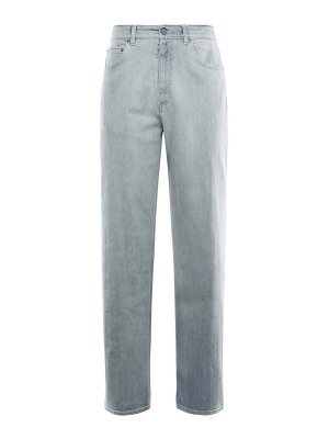 MM6 MAISON MARGIELA: ストレートジーンズ - ストレートジーンズ - ブルー