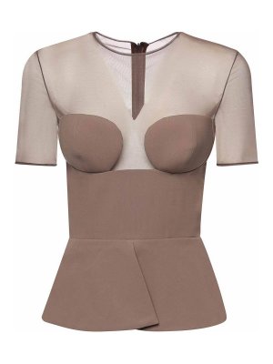 NENSI DOJAKA: Tops & Débardeurs - Top - Gris