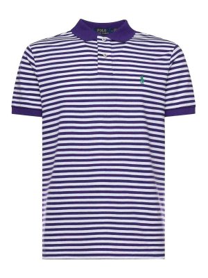 POLO RALPH LAUREN: polo - Polo In Cotone Rigato Con Logo