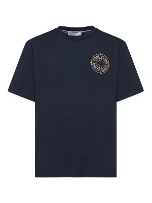 STONE ISLAND: T-shirts - T-Shirt - Blau
