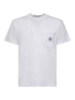 STONE ISLAND: t-shirts - Compass Patch T-Shirt