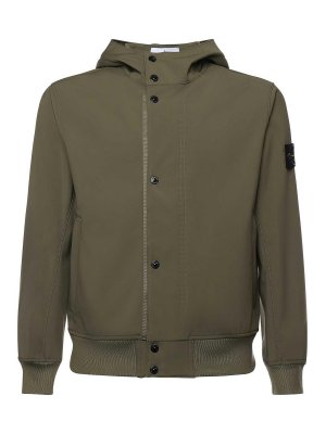 STONE ISLAND: casual jackets - Rainproof Nylon Rep Jacket With Logo