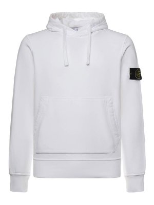 STONE ISLAND: Sweatshirts & Pulls - Sweat-Shirts - Blanc