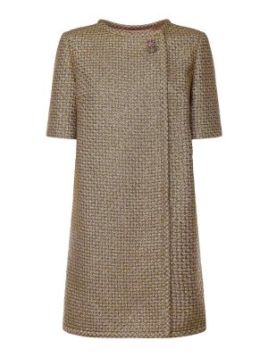 VALENTINO GARAVANI: Kurze Kleider - Kurzes Kleid - Gold