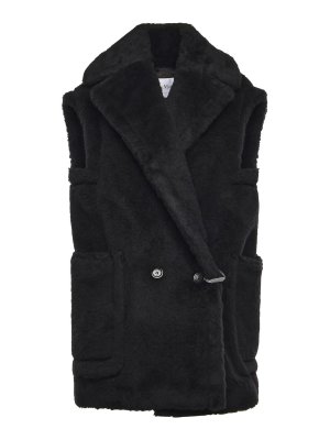Max Mara: vests - Alpaca And Wool Teddy Vest