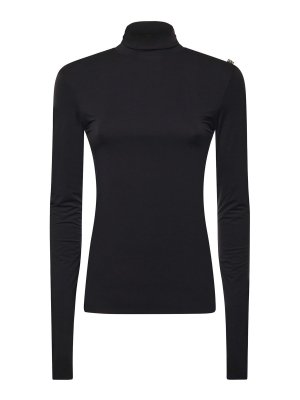 SPORTMAX: Turtlenecks & Polo necks - Jersey Sock Turtleneck