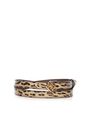 FENDI: belts - Ff Diamonds Karung Belt