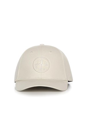 STONE ISLAND: Hüte - Hut - Weiß