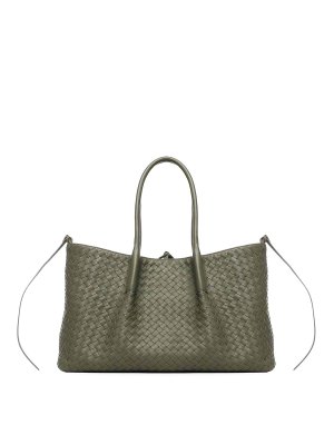BOTTEGA VENETA: トートバッグ - トートバッグ - ブルー