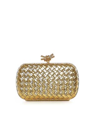 BOTTEGA VENETA: Bolso clutch - Bolso Clutch - Dorado