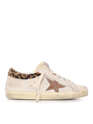 GOLDEN GOOSE: sneakers - Sneakers in pelle Super Star