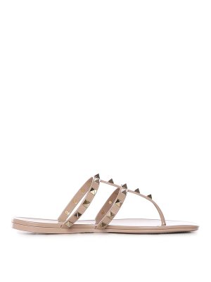 VALENTINO GARAVANI: サンダル - サンダル - ヌードカラー