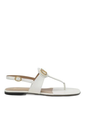 VALENTINO GARAVANI: sandals - Leather Slingbacks