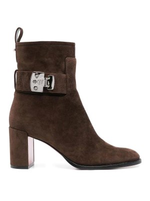 CHRISTIAN LOUBOUTIN: ankle boots - Booty Lock 70 Zipped Booties