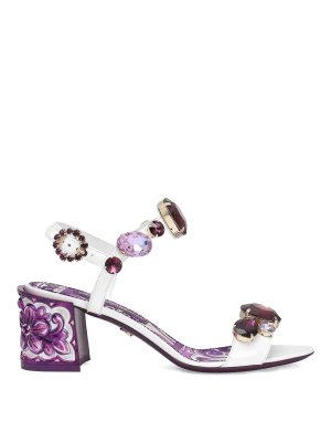 DOLCE & GABBANA: サンダル - サンダル - 紫