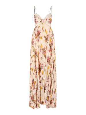 BLUMARINE: Tops & Tank tops - Peach Viscose Dress