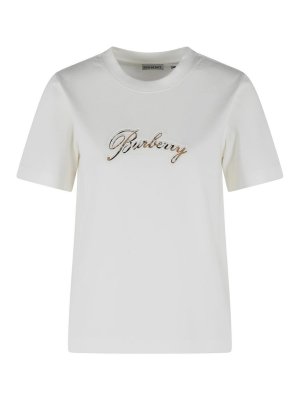 BURBERRY: Tシャツ - Tシャツ - 白