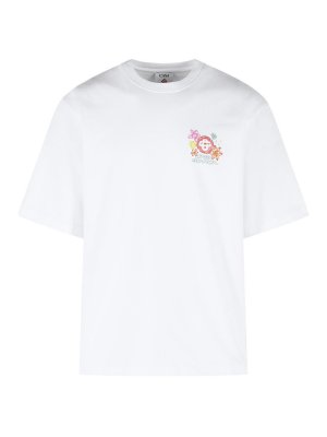 CASABLANCA: Tシャツ - Tシャツ - 白