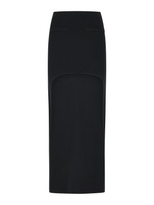 Courreges: Knielange und Midi Röcke - Midirock - Schwarz