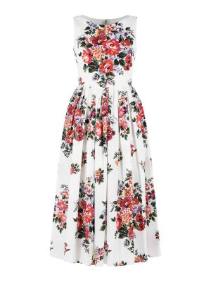 DOLCE & GABBANA: Maxikleider - Maxikleid - Weiß