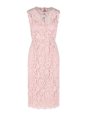 DOLCE & GABBANA: Maxikleider - Maxikleid - Nude