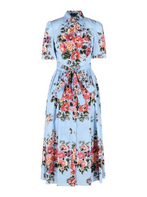 DOLCE & GABBANA: Maxikleider - Maxikleid - Hellblau