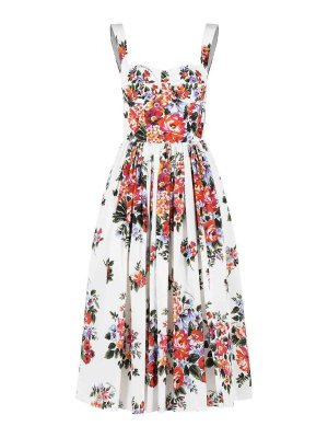 DOLCE & GABBANA: Maxikleider - Maxikleid - Weiß