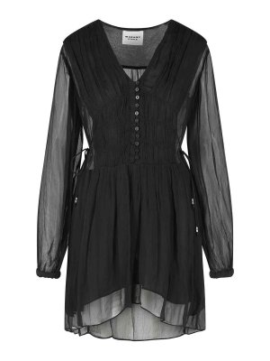 ISABEL MARANT: ニーレングスドレス - 膝丈ドレス - 黒