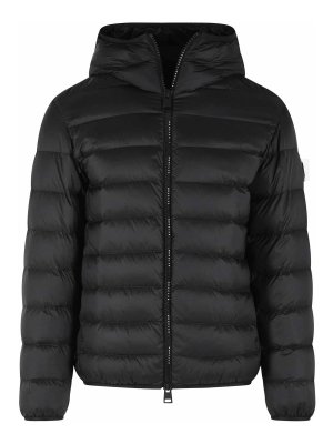 MONCLER: ダウン・ハイテクジャケット - ダウンジャケット - 黒