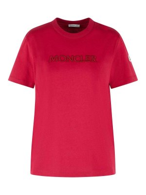MONCLER: T-shirts - T-Shirt - Rot