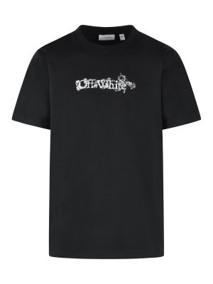 OFF-WHITE: Tシャツ - Tシャツ - 黒