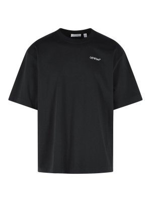 OFF-WHITE: Tシャツ - Tシャツ - 黒