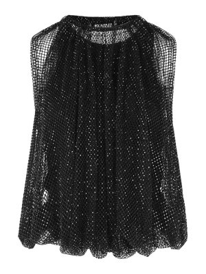 SPORTMAX: トップス＆タンクトップ - トップ/タンクトップ - 黒