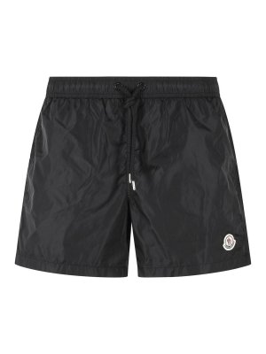 MONCLER: Bañadores - Bañador - Negro