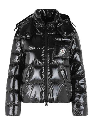 MONCLER: ダウン・ハイテクジャケット - ダウンジャケット - 黒