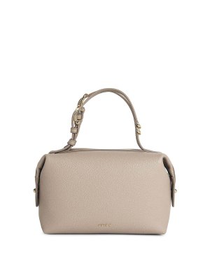 FURLA: shoulder bags - Double Mini Linen Leather Bag