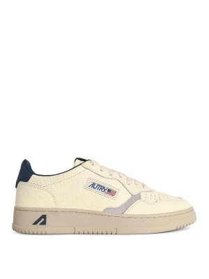 AUTRY: trainers - Medalist Low Ivory White Leather Sneakers