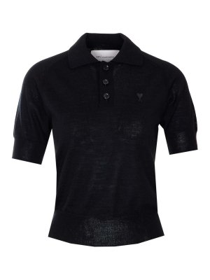 AMI PARIS: Polos - Polo - Negro