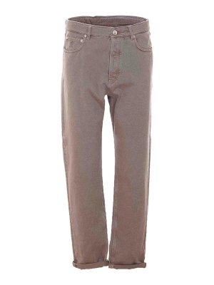 BRUNELLO CUCINELLI: Casual Hosen - Casual Hose - Braun