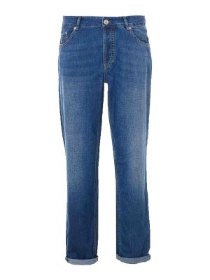BRUNELLO CUCINELLI: flared jeans - Denim Jeans