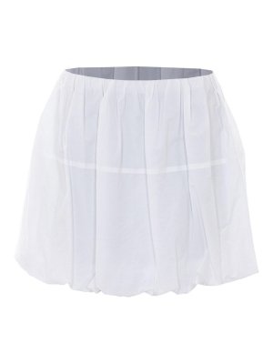 ELEH: mini skirts - White Mini Skirt