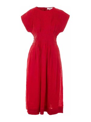 SEA NEW YORK: knee length dresses - Red Imogen Dress