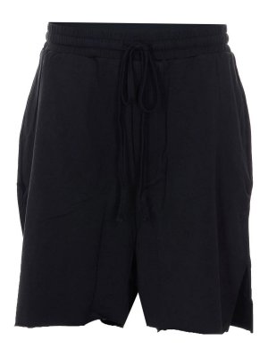 THOM KROM: pantaloni shorts - Pantaloncini neri