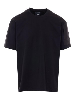 Y-3: Tシャツ - Tシャツ - 黒