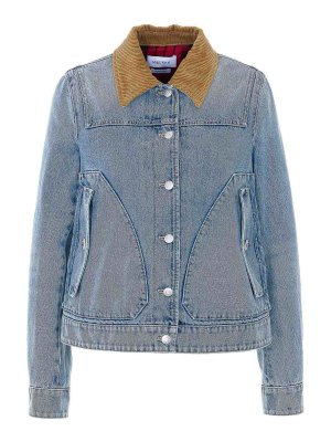 ALEXANDER MCQUEEN: デニムジャケット - デニムジャケット - ブルー
