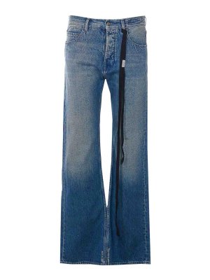ANN DEMEULEMEESTER: straight leg jeans - Jonas Jeans