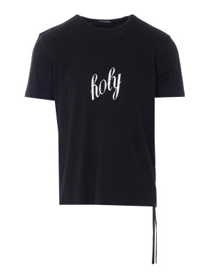 ANN DEMEULEMEESTER: t-shirts - Baptist Standard Printed T-Shirt